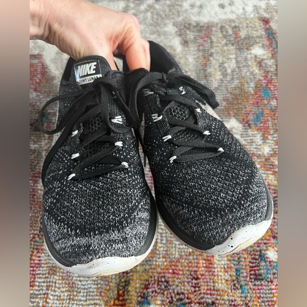Nike Flyknit Lunar 3 Athletic Running Training Sneakers Womens 8 tennis shoe EUC - Picture 4 of 16